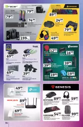 Gazetka promocyjna Auchan - Znane Marki Duży Wybór Hipermarket - Gazetka - ważna od 18.06 do 18.06.2025 - strona 34 - produkty: Konsola, Top, Por, Gra, Telefon, Ryba, Słuchawki, Klawiatura, Głośnik, Podkładka, Mysz bezprzewodowa, Kamera, Router, Mysz, Podkład, Intel, Listwa, LG, Fa