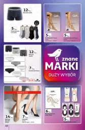Gazetka promocyjna Auchan - Znane Marki Duży Wybór Hipermarket - Gazetka - ważna od 18.06 do 18.06.2025 - strona 42 - produkty: Top, Ser, Sony, Karp, Rajstopy, Figi, Bokserki