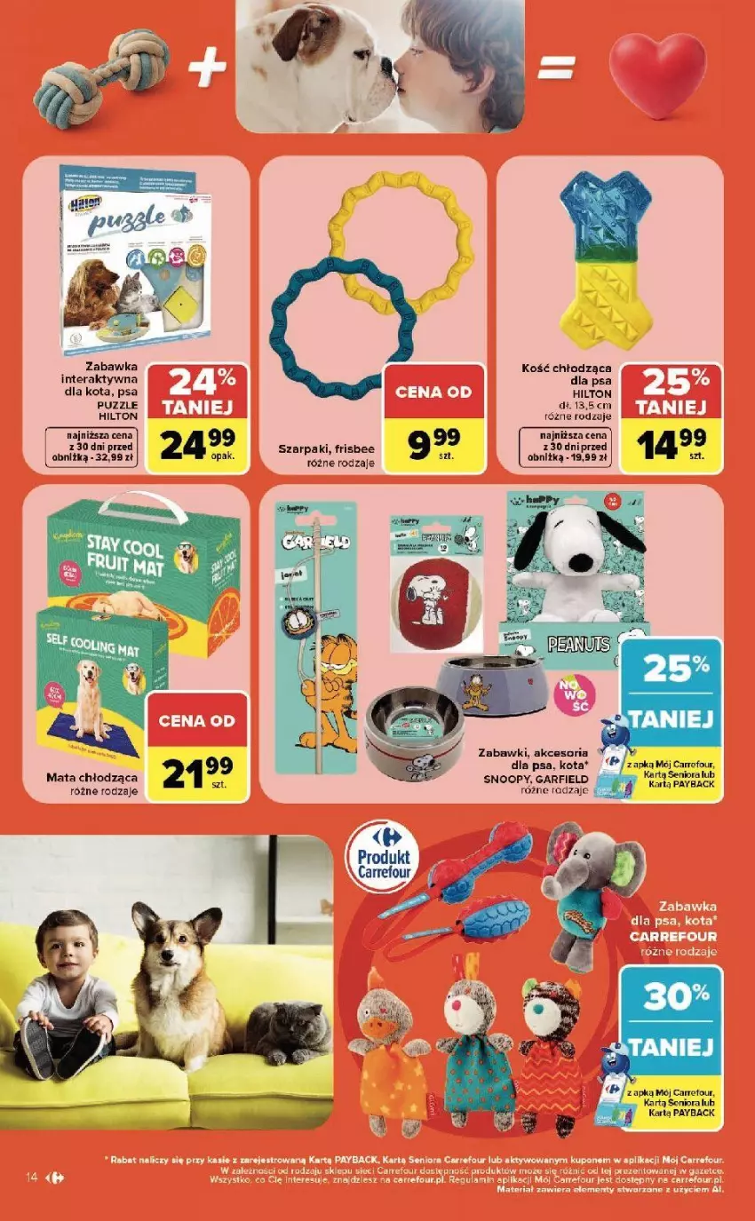 Gazetka promocyjna Carrefour - Gazetka ZOOkątek w SUMIE sama miłość - ważna 22.06 do 04.07.2026 - strona 14 - produkty: Fa, Mata chłodząca, Tera, Zabawka