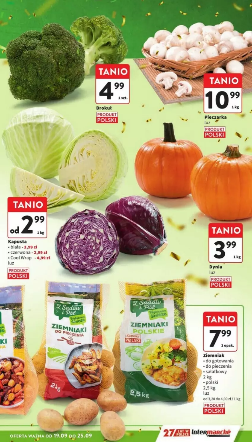 Gazetka promocyjna Intermarche - ważna 19.09 do 25.09.2024 - strona 3 - produkty: Piec, Pieczarka, Sałat