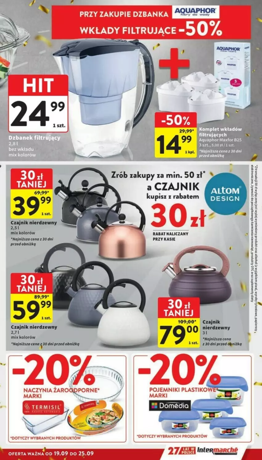 Gazetka promocyjna Intermarche - ważna 19.09 do 25.09.2024 - strona 31 - produkty: Czajnik