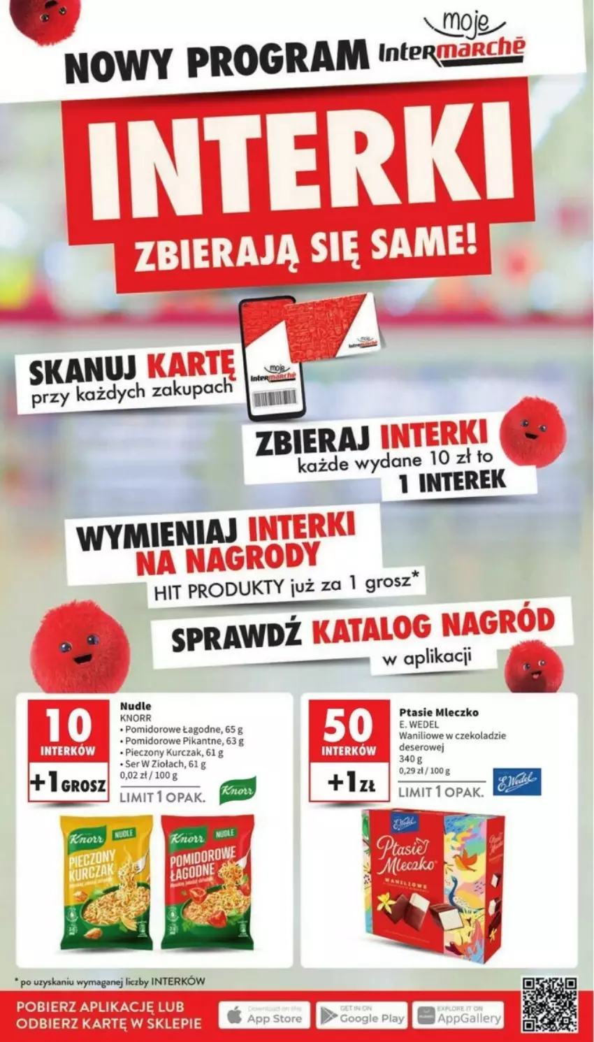 Gazetka promocyjna Intermarche - ważna 19.09 do 25.09.2024 - strona 37 - produkty: Deser, Gra, Knorr, Kurczak, Mleczko, Piec, Ptasie mleczko, Ser, Top