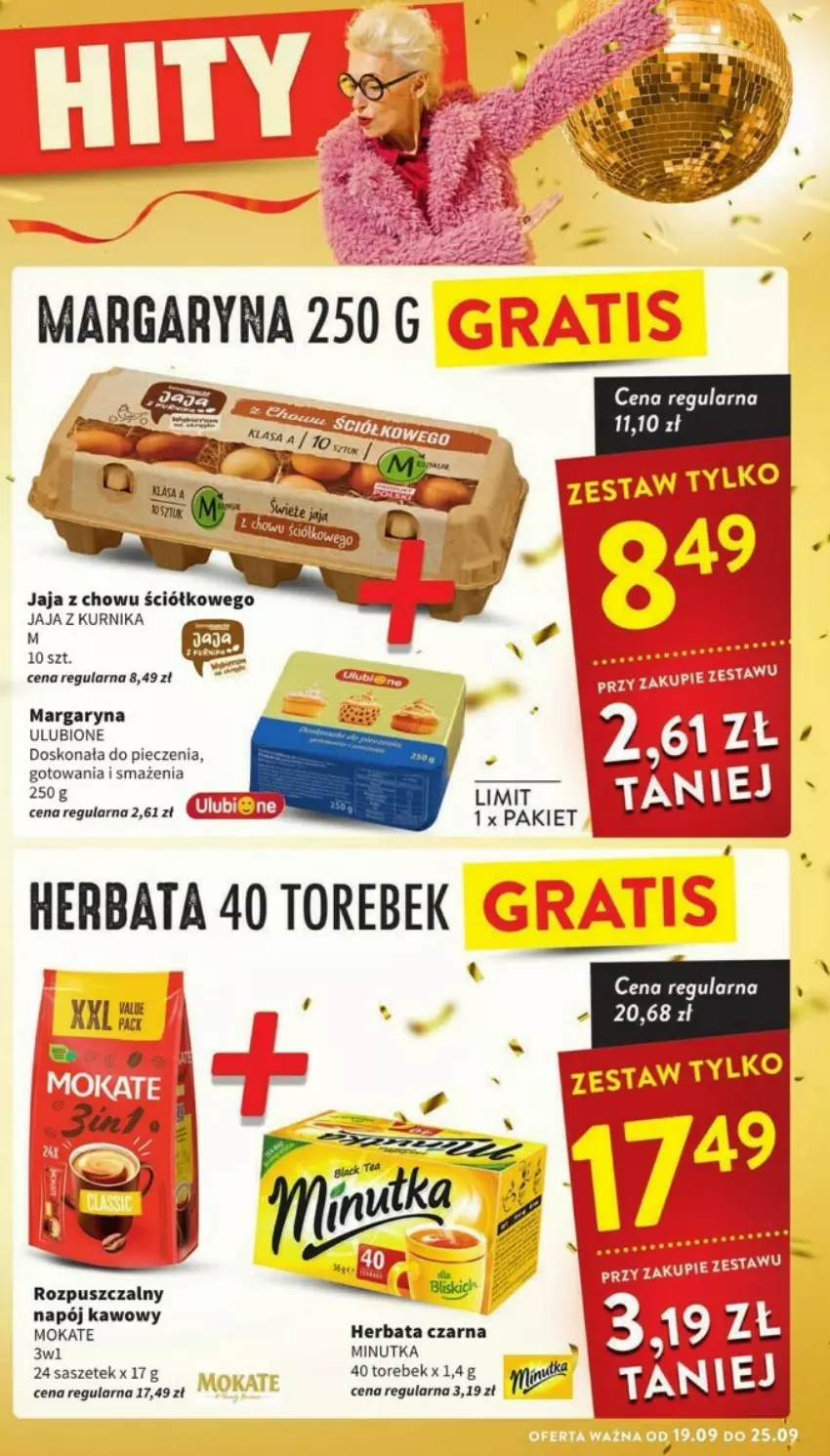 Gazetka promocyjna Intermarche - ważna 19.09 do 25.09.2024 - strona 46 - produkty: Herbata, Herbata czarna, Jaja, Margaryna, Napój, Piec