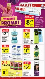 Gazetka promocyjna Intermarche - Gazetka - ważna od 25.09 do 25.09.2024 - strona 28 - produkty: Palette, Płyn do płukania jamy ustnej, Listerine, Adidas, Color Creme, Lacalut, Płyn do płukania, Szampon, Odżywka, Herbapol, Farba do włosów, Fa