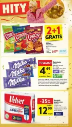 Gazetka promocyjna Intermarche - Gazetka - ważna od 25.09 do 25.09.2024 - strona 44 - produkty: Gra, Papier, Chipsy, Velvet, Ręcznik, Rolki, Czekolada, Crunchips, Oreo, Milka