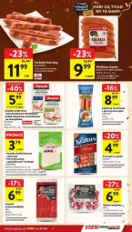 Gazetka promocyjna Intermarche - Gazetka - ważna od 25.09 do 25.09.2024 - strona 7 - produkty: Piec, Kurczak, Krakus, Hot dog, Drobimex, Bell, Parówki, Parówki z szynki, Szynka, Schab wieprzowy, Morliny, Parówki hot dog, Szynka delikatesowa, Kiełbasa, Olewnik, Kiełbasa śląska