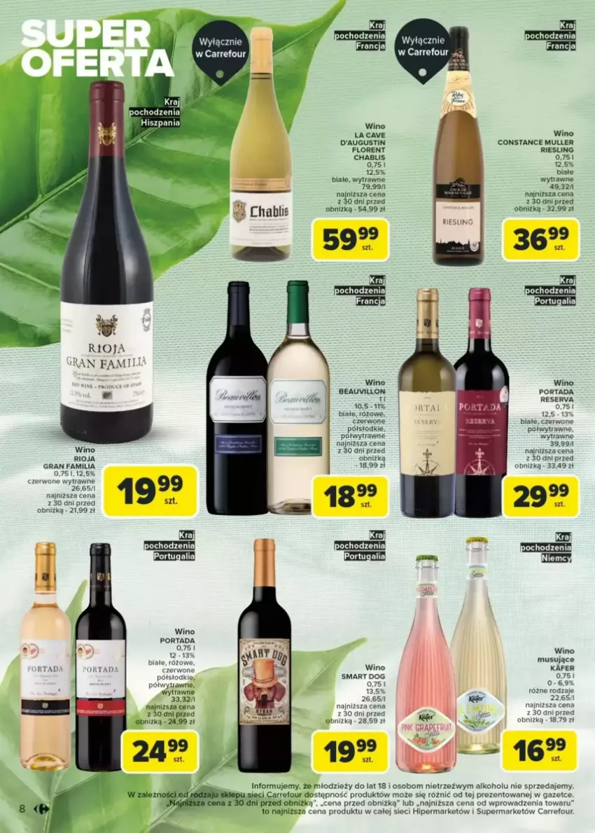 Gazetka promocyjna Carrefour - ważna 17.03 do 05.04.2025 - strona 11 - produkty: Fa, Gra, Mus, Por, Portada, Rioja, Ser, Wino, Wino musujące