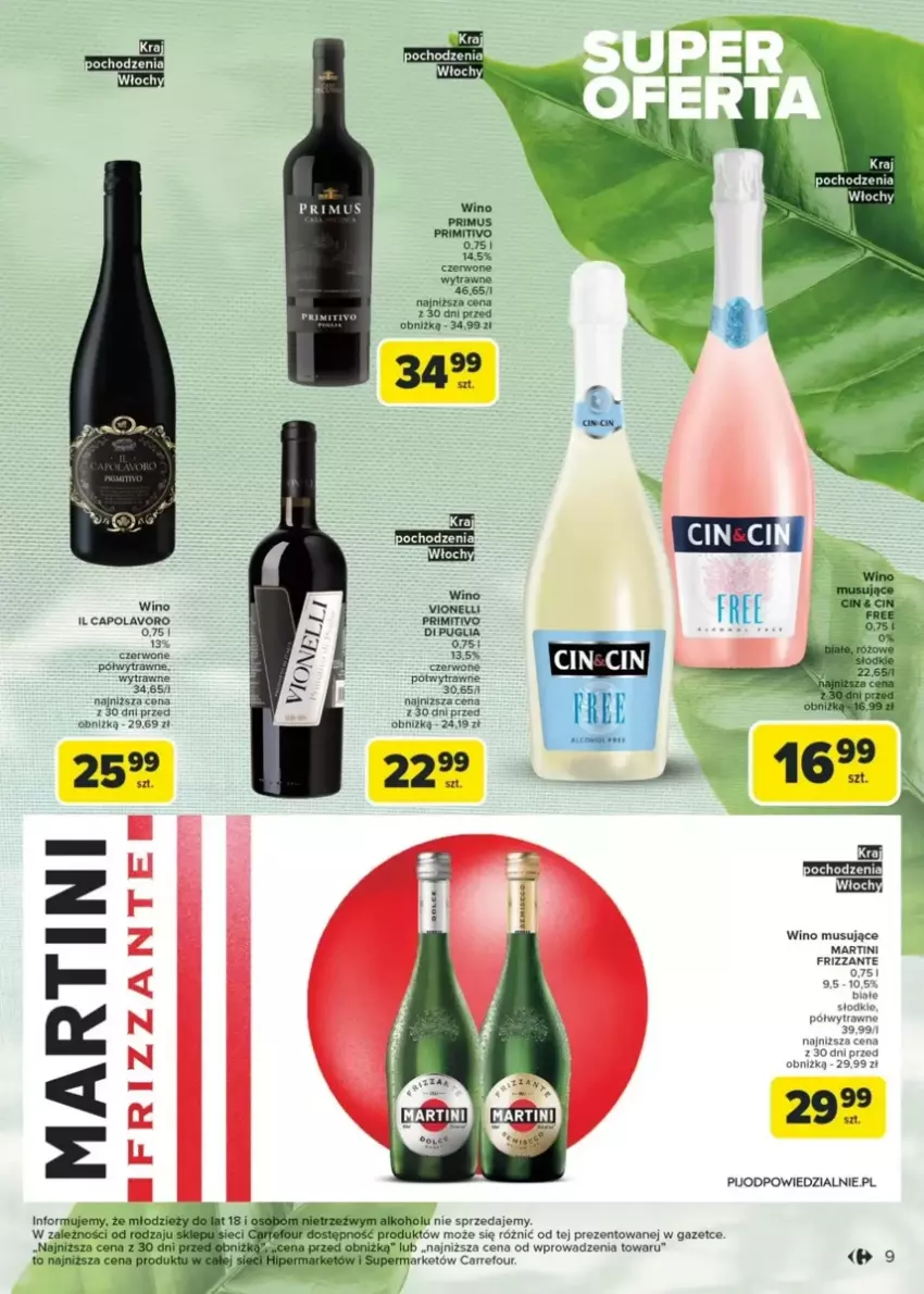 Gazetka promocyjna Carrefour - ważna 17.03 do 05.04.2025 - strona 12 - produkty: Martini, Mus, Wino, Wino musujące