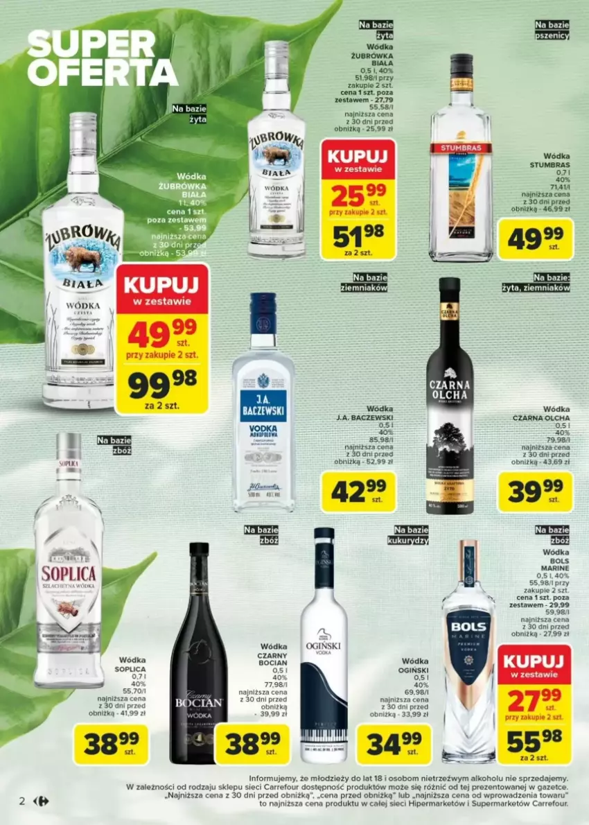 Gazetka promocyjna Carrefour - ważna 17.03 do 05.04.2025 - strona 5 - produkty: Bols, Dada, Gin, Por, Soplica, Wódka