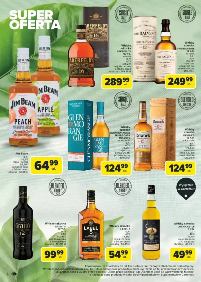 Gazetka promocyjna Carrefour - ważna 17.03 do 05.04.2025 - strona 7 - produkty: Fa, Gra, Grant's, Koc, Ser, Tera, Whisky