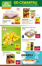 Gazetka promocyjna Stokrotka - Market - Gazetka - ważna od 18.01 do 18.01.2023 - strona 1 - produkty: Kurczak, Sok, Cytryny, Lipton, Herbata, Nestlé