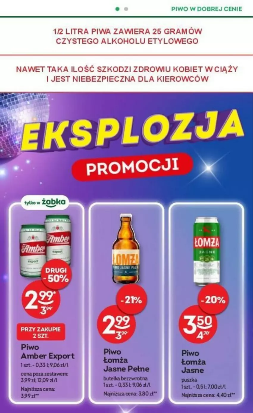 Gazetka promocyjna Żabka - ważna 24.01 do 30.01.2024 - strona 13 - produkty: Gra, Piec, Piwa, Piwo, Por