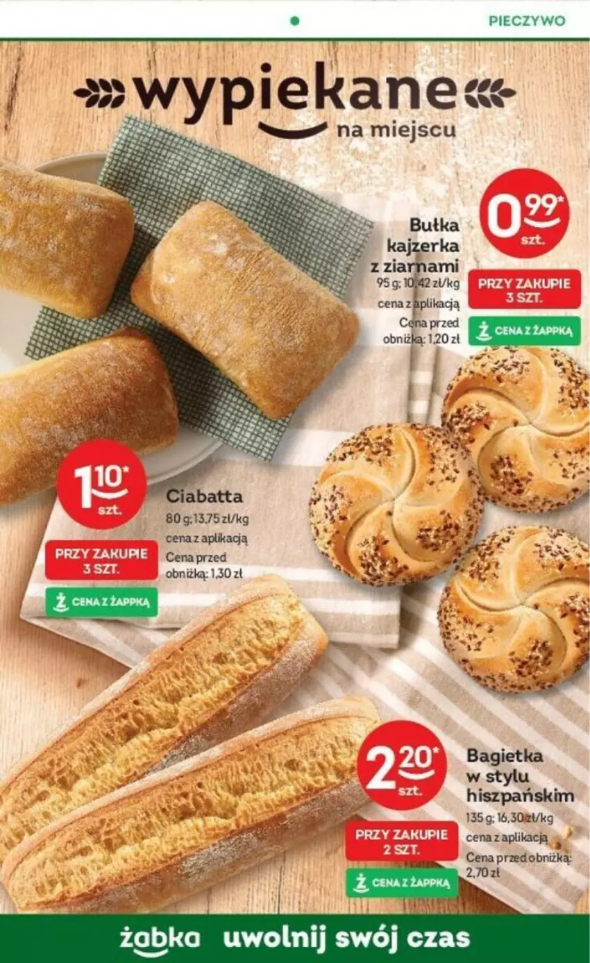 Gazetka promocyjna Żabka - ważna 24.01 do 30.01.2024 - strona 32 - produkty: Bagietka, Ciabatta, Piec, Pieczywo