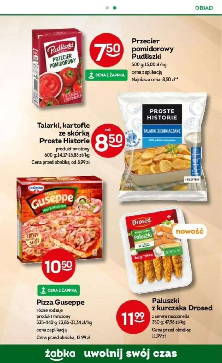 Gazetka promocyjna Żabka - ważna 24.01 do 30.01.2024 - strona 44 - produkty: Kurczak, Mozzarella, Pizza, Pudliszki, Ser