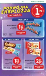 Gazetka promocyjna Żabka - Gazetka - ważna od 30.01 do 30.01.2024 - strona 34 - produkty: Lion, 7 Days, Rogal, Baton, Kakao