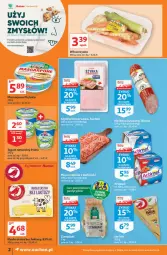 Gazetka promocyjna Auchan - Oszczędzanie z kartą Skarbonka Moje Auchan - Gazetka - ważna od 13.10 do 13.10.2021 - strona 2 - produkty: Jogurt naturalny, Mięso mielone, Ser, Piątnica, Jogurt, Ziemniaki, Mascarpone, Szynka konserwowa, Szynka, Masło, Kiełbasa, Mięso