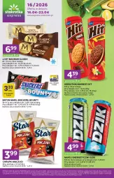 Gazetka promocyjna Stokrotka - Stokrotka Express - Gazetka - ważna od 22.04 do 22.04.2026 - strona 1 - produkty: Ketchup, Warzywa, Napój energetyczny, Bounty, Mascarpone, Chrupki, Snickers, Lody, Herbatniki, Mars, Algida, Baton, Owoce, Mango, Napój, Mięso, LG