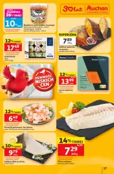 Gazetka promocyjna Auchan - 30 Lat Hipermarket - Gazetka - ważna od 17.06 do 17.06.2026 - strona 17 - produkty: Halibut, Sos, Kawa, Sushi, Krewetki