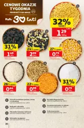 Gazetka promocyjna Auchan - 30 Lat Hipermarket - Gazetka - ważna od 17.06 do 17.06.2026 - strona 26 - produkty: Sok, Ryż, Orzeszki, Soda oczyszczona, Popcorn, Rodzynki, Ryż biały, Kukurydza