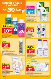 Gazetka promocyjna Auchan - 30 Lat Hipermarket - Gazetka - ważna od 17.06 do 17.06.2026 - strona 30 - produkty: Emulsja, Palmolive, Lactacyd, Adidas, Lack, Chusteczki, Płatki kosmetyczne, Mydło, Nivea
