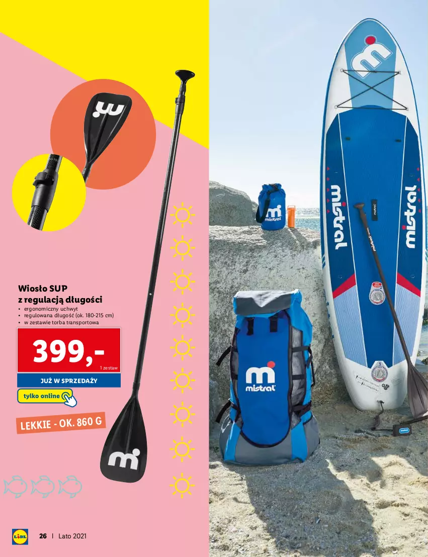 Gazetka promocyjna Lidl - KATALOG SKLEPU ONLINE - ważna 07.06 do 11.07.2021 - strona 26 - produkty: Por, Sport, Torba, Tran