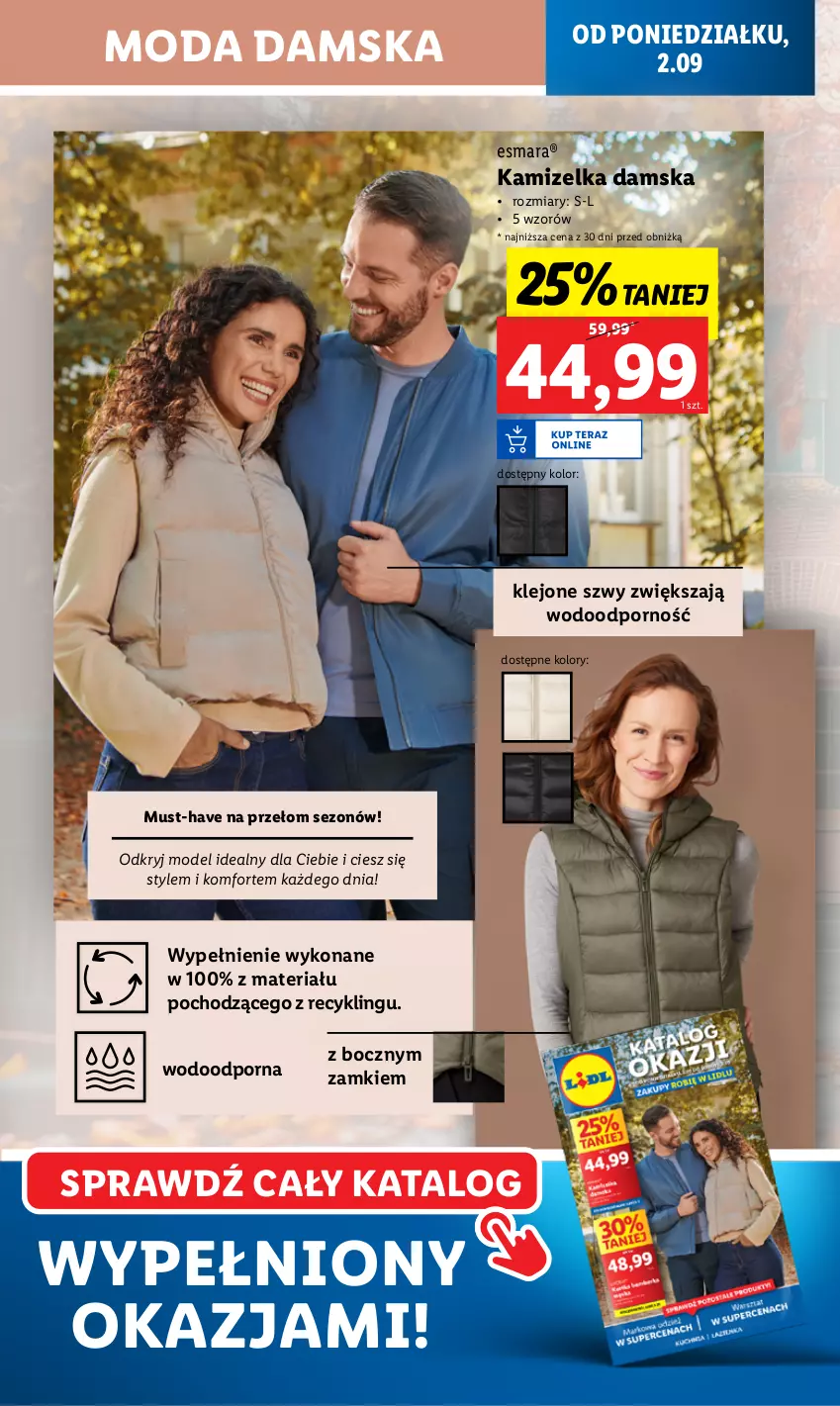 Gazetka promocyjna Lidl - GAZETKA - ważna 02.09 do 04.09.2024 - strona 17 - produkty: Kamizelka, Klej, Moda, Mus, Por