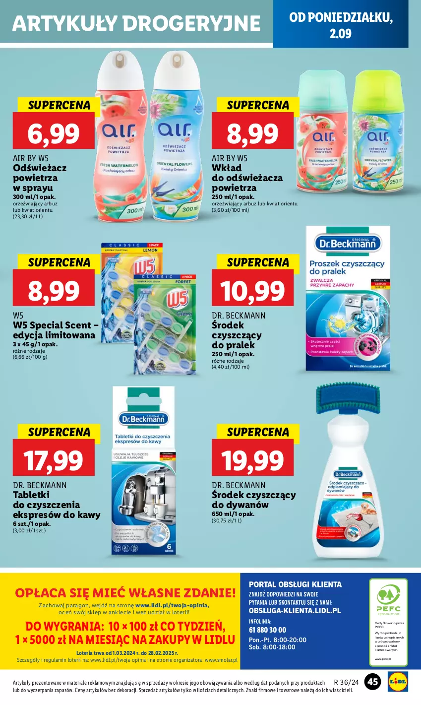 Gazetka promocyjna Lidl - GAZETKA - ważna 02.09 do 04.09.2024 - strona 53 - produkty: Arbuz, Dywan, Gra, Mola, Odświeżacz powietrza, Tablet