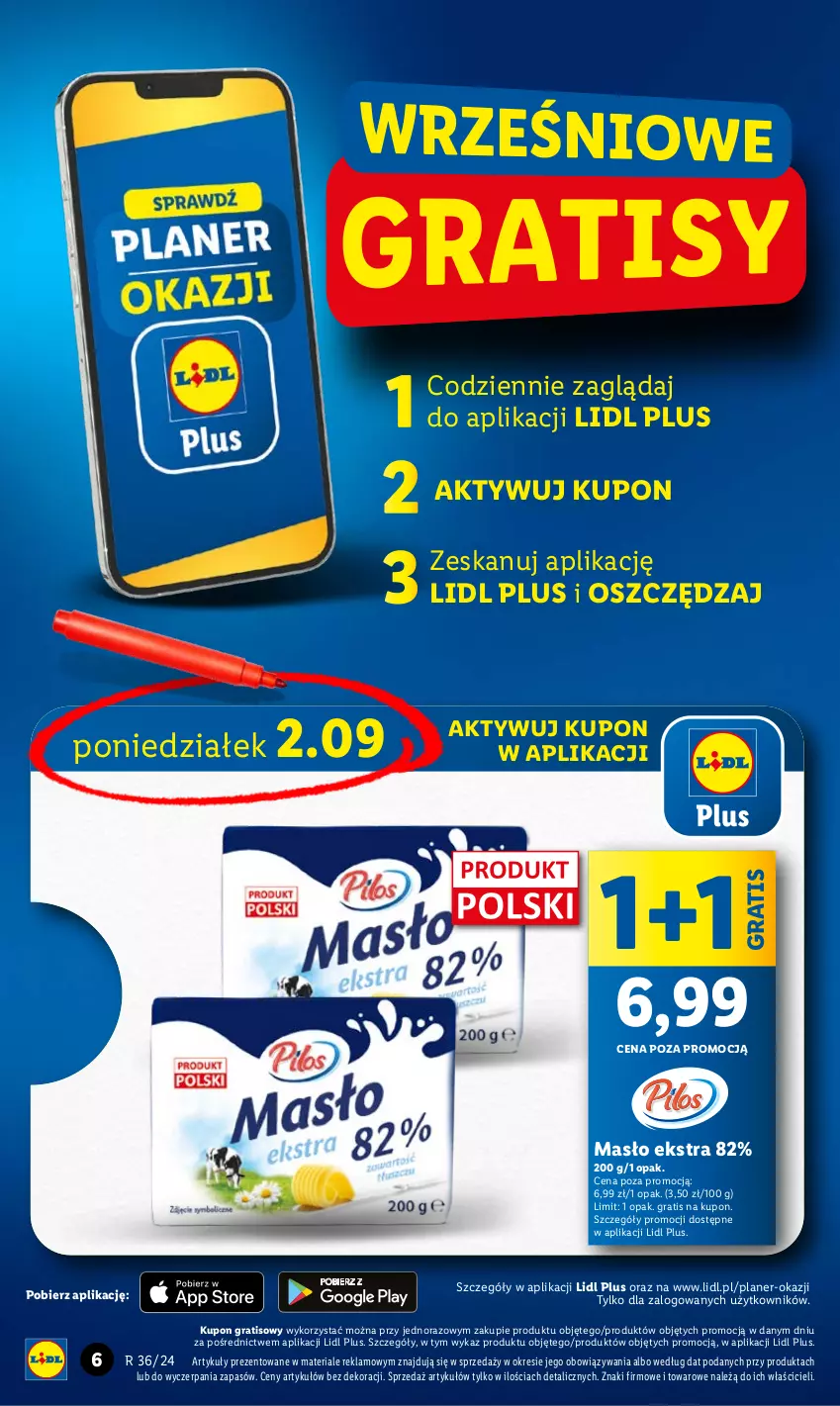 Gazetka promocyjna Lidl - GAZETKA - ważna 02.09 do 04.09.2024 - strona 8 - produkty: Gra, Masło