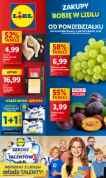 Gazetka promocyjna Lidl - GAZETKA - Gazetka - ważna od 04.09 do 04.09.2024 - strona 1 - produkty: Kurczak, Ser, Gra, Kawa, Pilos, Winogrona, Gouda, Wino, Masło