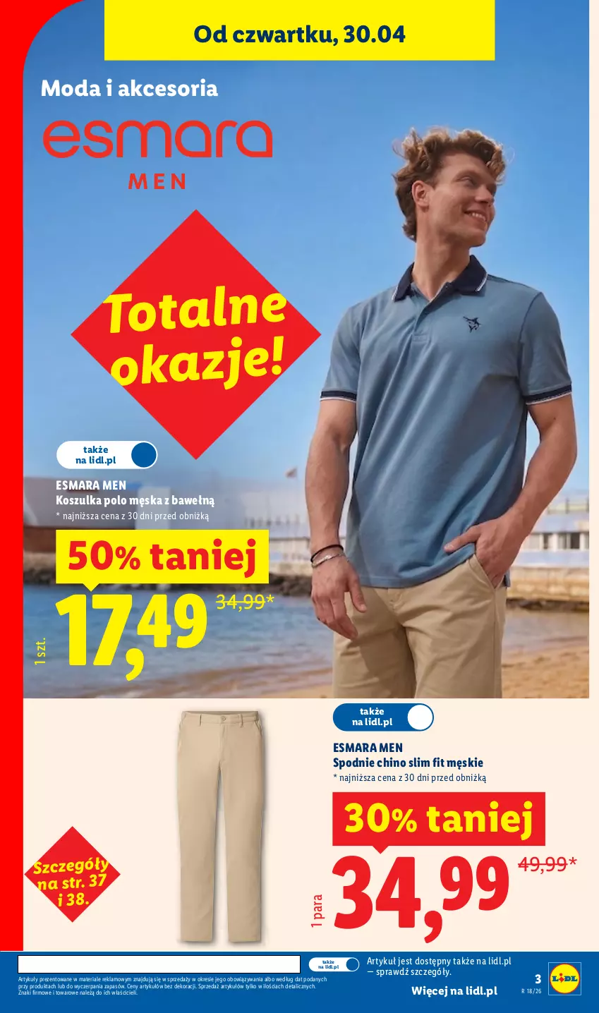 Gazetka promocyjna Lidl - Katalog ważny od 27.04 - ważna 27.04 do 02.05.2026 - strona 3 - produkty: Kosz, Koszulka, Moda, Spodnie