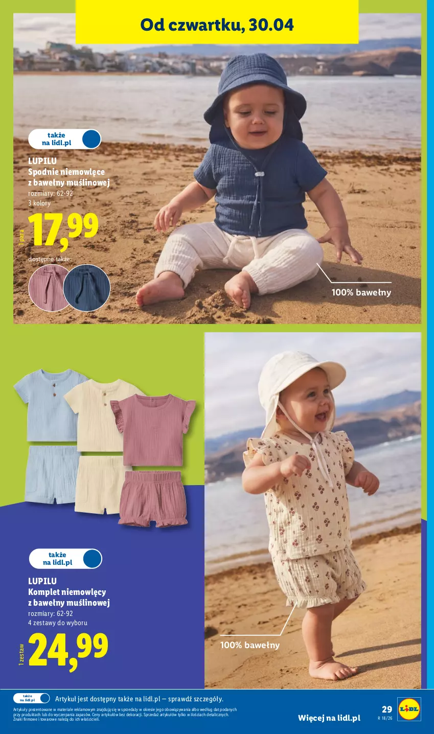 Gazetka promocyjna Lidl - Katalog ważny od 27.04 - ważna 27.04 do 02.05.2026 - strona 35 - produkty: Spodnie