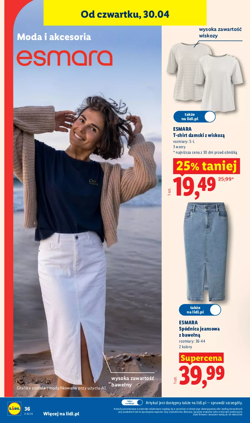 Gazetka promocyjna Lidl - Katalog ważny od 27.04 - ważna 27.04 do 02.05.2026 - strona 42 - produkty: Gra, Grafika, Moda, Sok, Spódnica, T-shirt