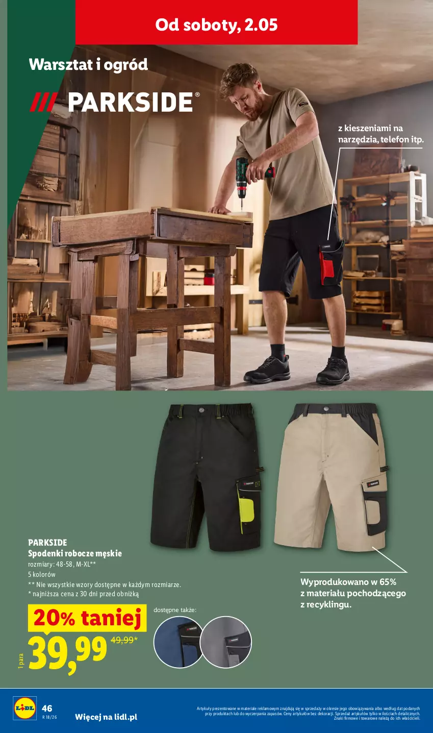 Gazetka promocyjna Lidl - Katalog ważny od 27.04 - ważna 27.04 do 02.05.2026 - strona 54 - produkty: Ogród, Parkside, Telefon