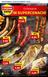 Gazetka promocyjna Lidl - GAZETKA - Gazetka - ważna od 05.05 do 05.05.2021 - strona 16 - produkty: Warzywa, Por, Pstrąg tęczowy, PIKOK, Pstrąg, Grill, Kiełbasa, Kiełbasa śląska