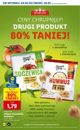 Gazetka promocyjna Lidl - GAZETKA - Gazetka - ważna od 05.05 do 05.05.2021 - strona 22 - produkty: Hummus, Mus, Chipsy
