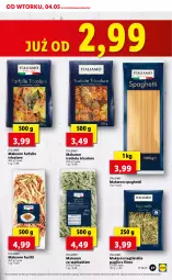 Gazetka promocyjna Lidl - GAZETKA - Gazetka - ważna od 05.05 do 05.05.2021 - strona 27 - produkty: Makaron, Tagliatelle, Spaghetti, Szpinak, Fa