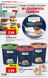 Gazetka promocyjna Lidl - GAZETKA - Gazetka - ważna od 05.05 do 05.05.2021 - strona 38 - produkty: Ser, Mascarpone, Lody, Deser