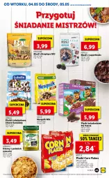 Gazetka promocyjna Lidl - GAZETKA - Gazetka - ważna od 05.05 do 05.05.2021 - strona 43 - produkty: Lubella, Corn flakes, Pur, Mus, Ba!, Amol, Nesquik, Bell, Dżem, Danio, Bella, Nestlé, Herbapol, Psi Patrol, Bakalland, Samolot