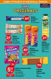 Gazetka promocyjna Żabka - Gazetka - ważna od 03.05 do 03.05.2022 - strona 26 - produkty: Ciastka, Chipsy, Czekolada, Baton, Herbata, Napój, Melon, Guma rozpuszczalna, Herbapol