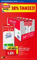 Gazetka promocyjna Lidl - GAZETKA - Gazetka - ważna od 11.08 do 11.08.2021 - strona 2 - produkty: Mleko