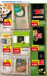 Gazetka promocyjna Lidl - GAZETKA - Gazetka - ważna od 11.08 do 11.08.2021 - strona 39 - produkty: Ryż, Papier, Pasta wasabi, House of Asia, Sezam, Sushi, Wasa, Papier ryżowy, Imbir, LG