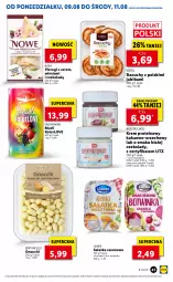 Gazetka promocyjna Lidl - GAZETKA - Gazetka - ważna od 11.08 do 11.08.2021 - strona 47 - produkty: Sałatka, Pierogi, Ser, Mus, Gnocchi, Sałat, Virtu, Kakao, Jabłka, Lisner