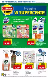 Gazetka promocyjna Lidl - GAZETKA - Gazetka - ważna od 11.08 do 11.08.2021 - strona 54 - produkty: Domestos, Ser, Cif, Spray do czyszczenia, Serwetki, Płyn do płukania, Flora, Lenor