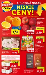 Gazetka promocyjna Lidl - GAZETKA - Gazetka - ważna od 11.08 do 11.08.2021 - strona 56 - produkty: Piwa, Sok, Ser, Por, Gra, Kawa ziarnista, Kaczka, Dallmayr, Kawa, Tyskie, Pomarańcze, Tusz, Deser, Jabłka
