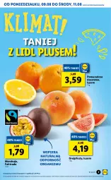 Gazetka promocyjna Lidl - GAZETKA - Gazetka - ważna od 11.08 do 11.08.2021 - strona 7 - produkty: Ser, Por, Pomarańcze, Deser, Grejpfrut, Fa