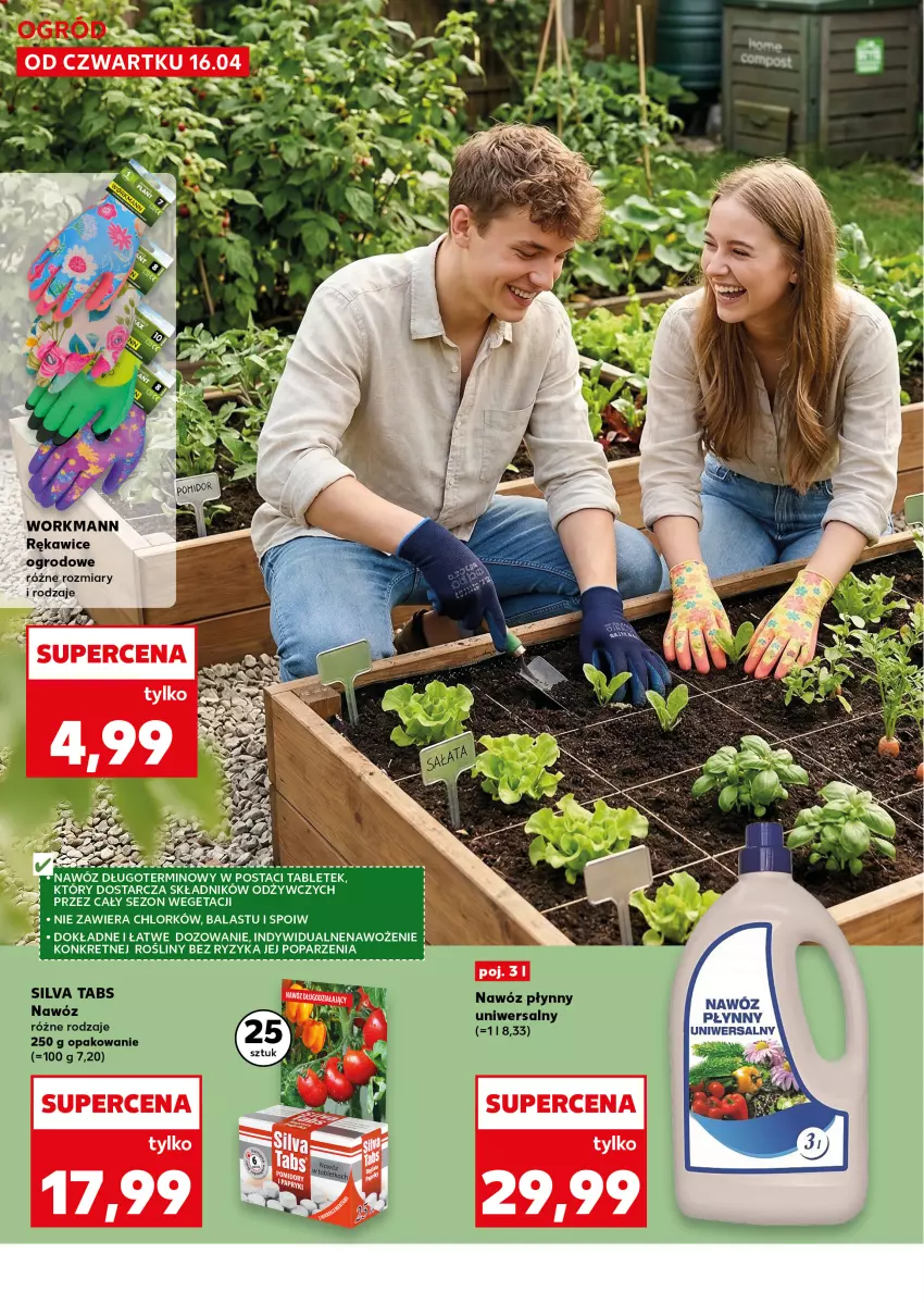 Gazetka promocyjna Kaufland - Kaufland - ważna 16.04 do 22.04.2026 - strona 4 - produkty: Kret, Nawóz, Rękawice, Tablet