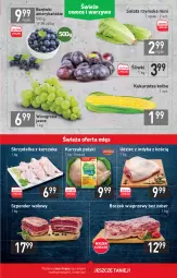 Gazetka promocyjna Stokrotka - Market - Gazetka - ważna od 25.08 do 25.08.2021 - strona 3 - produkty: Kurczak, Udziec z indyka, Sałat, Winogrona, Skrzydełka z kurczaka, Szponder wołowy, Boczek, Wino, Kukurydza, Boczek wieprzowy