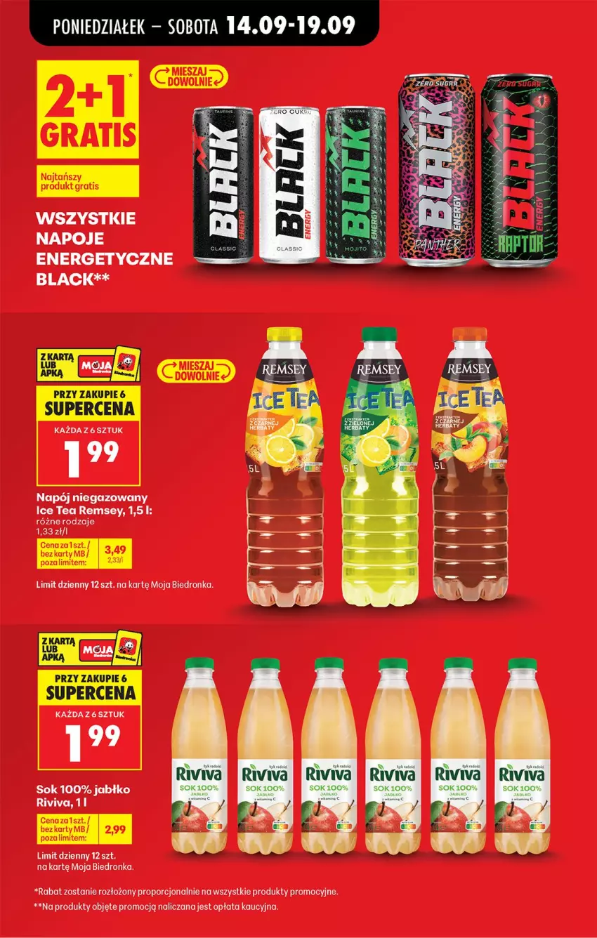 Gazetka promocyjna Biedronka - Od Poniedziałku - ważna 14.09 do 19.09.2026 - strona 13 - produkty: Lack, Napój, Napój niegazowany, Por, Sok