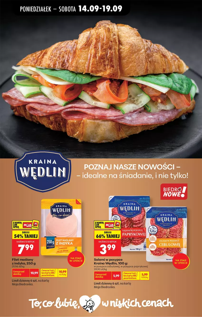 Gazetka promocyjna Biedronka - Od Poniedziałku - ważna 14.09 do 19.09.2026 - strona 54 - produkty: Fa, Salami