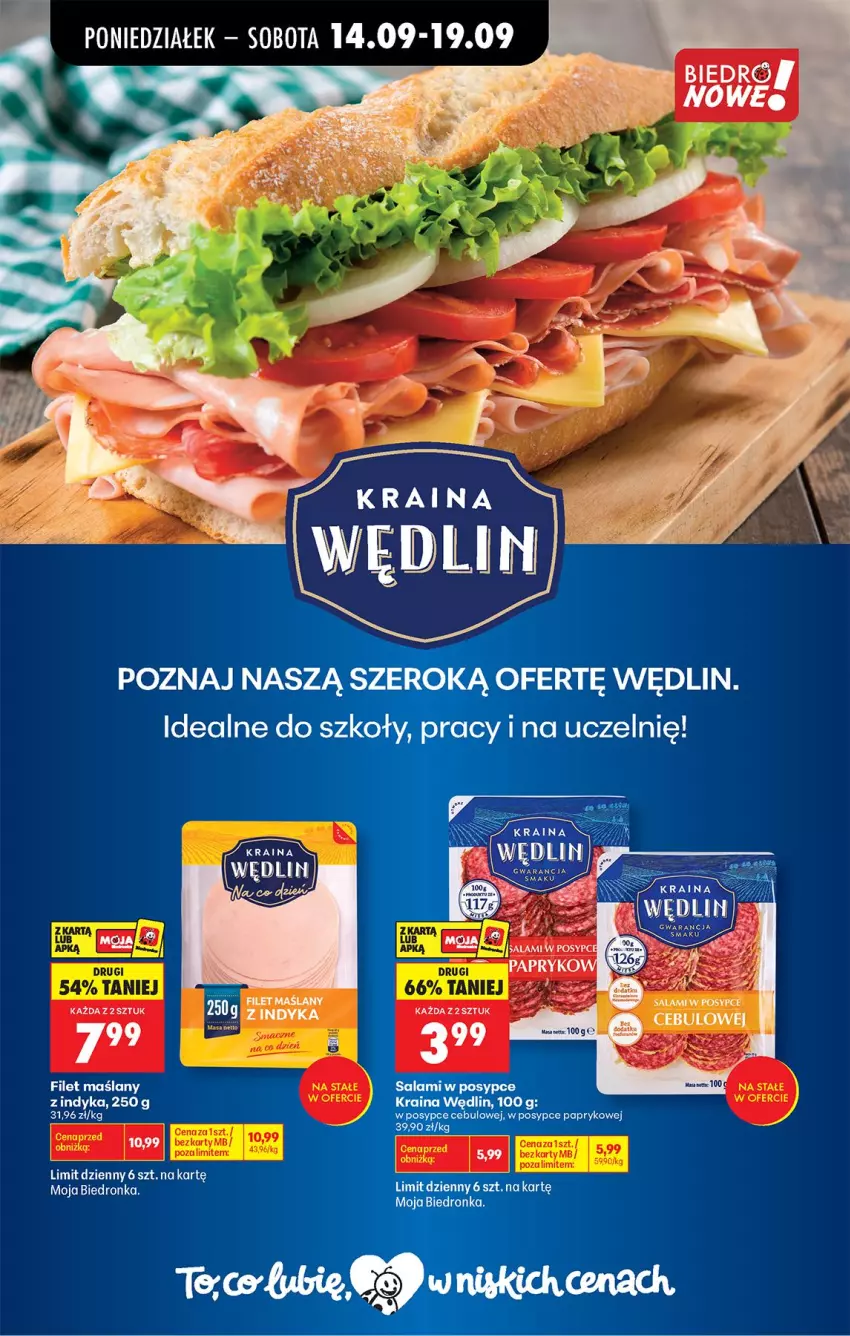 Gazetka promocyjna Biedronka - Od Poniedziałku - ważna 14.09 do 19.09.2026 - strona 55 - produkty: LG, Salami